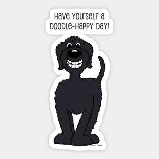 Have yourself a happy doodle day Sticker